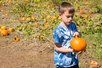 Portrait Photography - Youth in Pumpkin Field - Indian Trail North Carolina 2